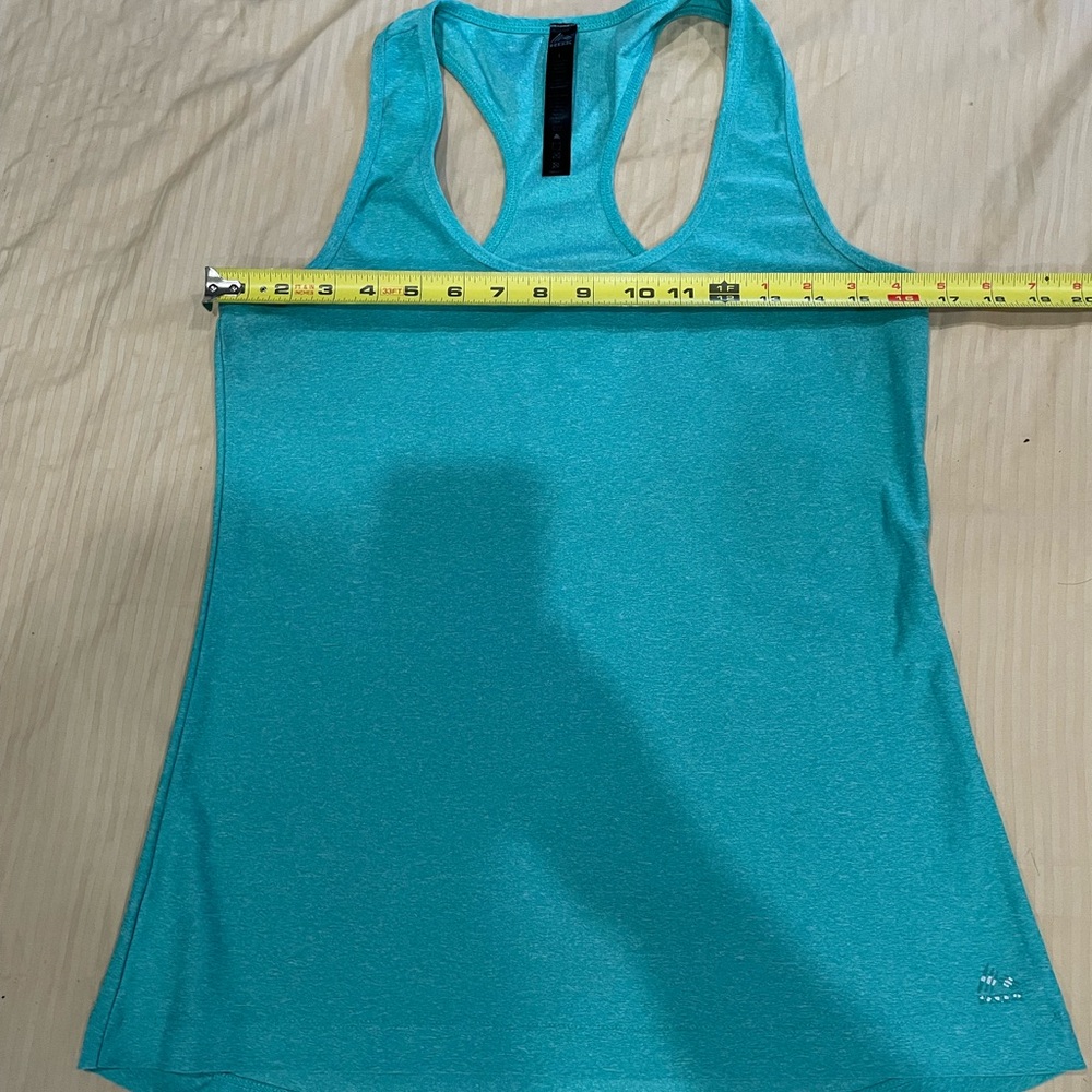 RBX Turquoise Racerback Tank Top - Picture 7 of 8